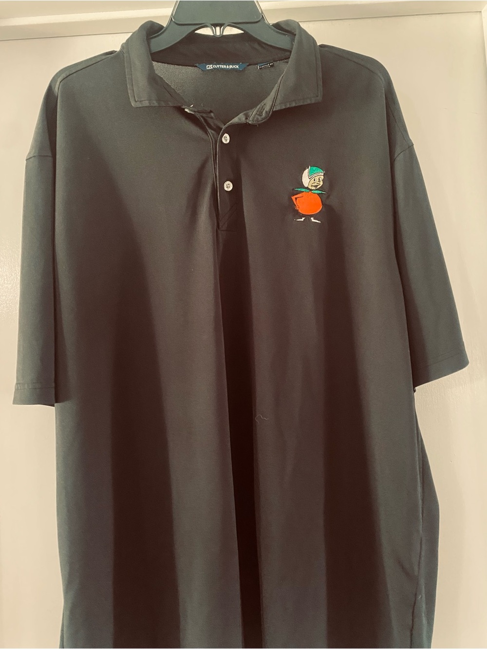 Vintage UCF CITRONAUTS Black performance polo Cutter & Buck